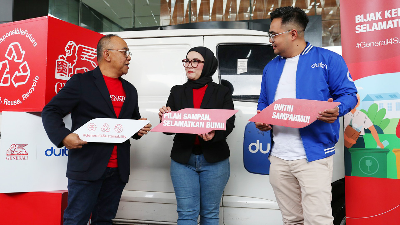 Kelola Sampah Jadi Uang, Generali Gandeng Duitin